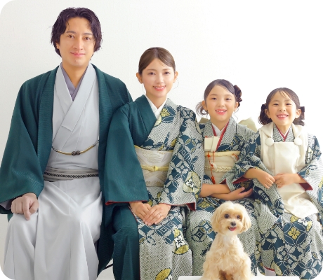 Girl/Boy 「七宝・紗綾形(グリーン)」シリーズ